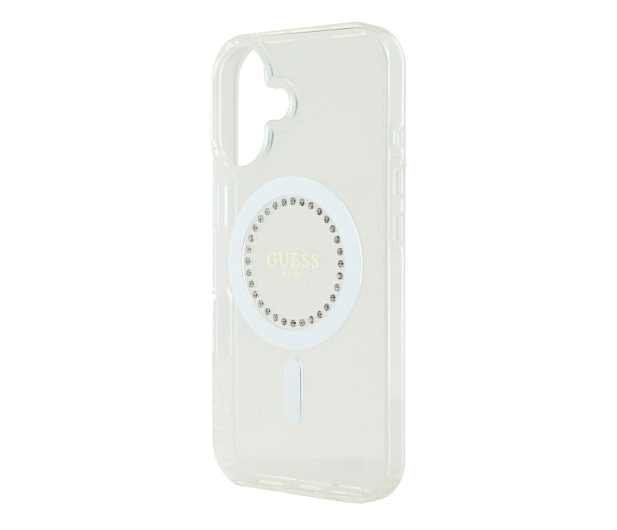 Guess IML Rhinestones do iPhone 16 biały - 1279111 - zdjęcie 3